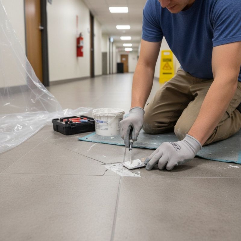 Porcelain Floor Tile Installation
