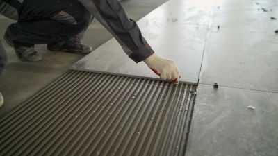 Porcelain Floor Tile Installation