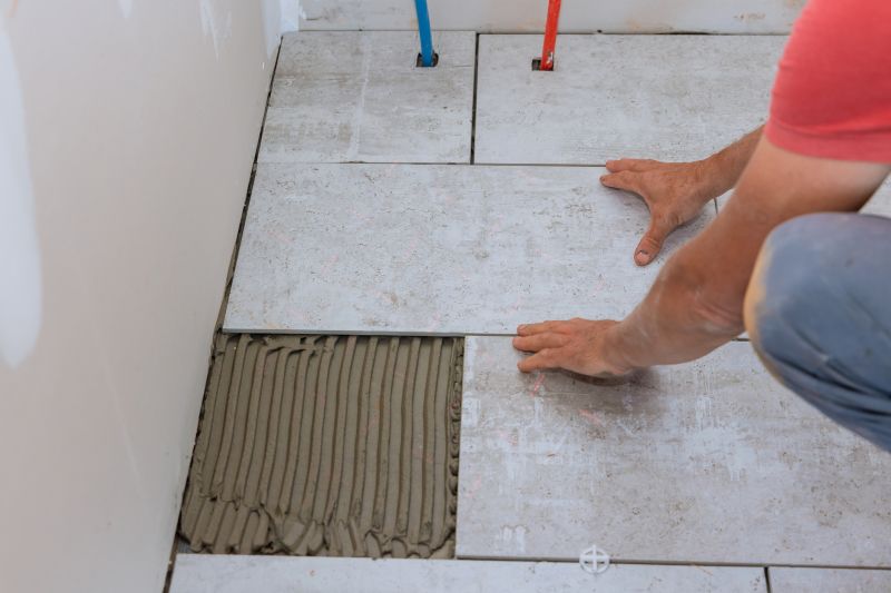 Porcelain Floor Tile Installation