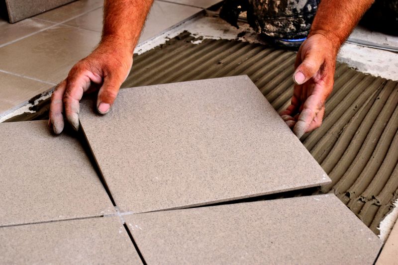 Porcelain Floor Tile Installation