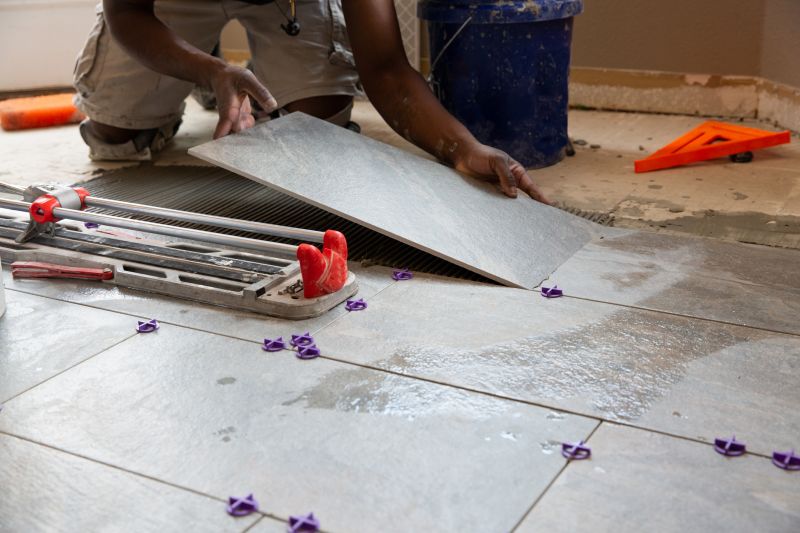 Porcelain Floor Tile Installation